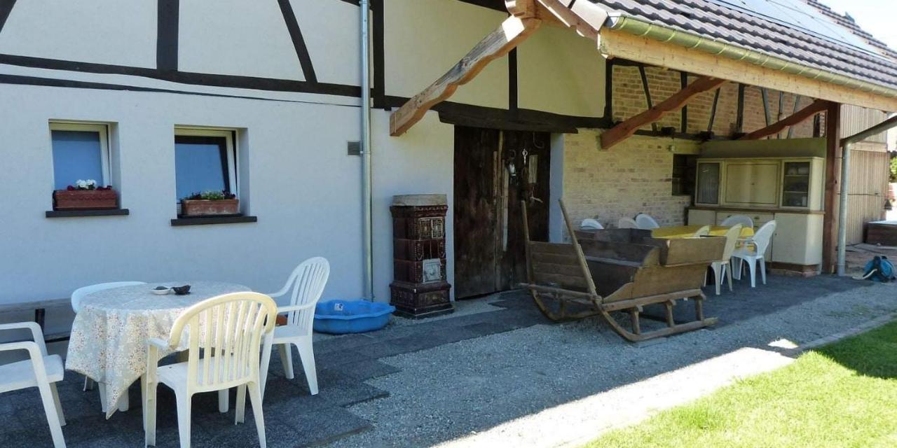 Gite Les Sabots De Paille, Alsace Haut-Rhin Ballesdorf Exteriér fotografie